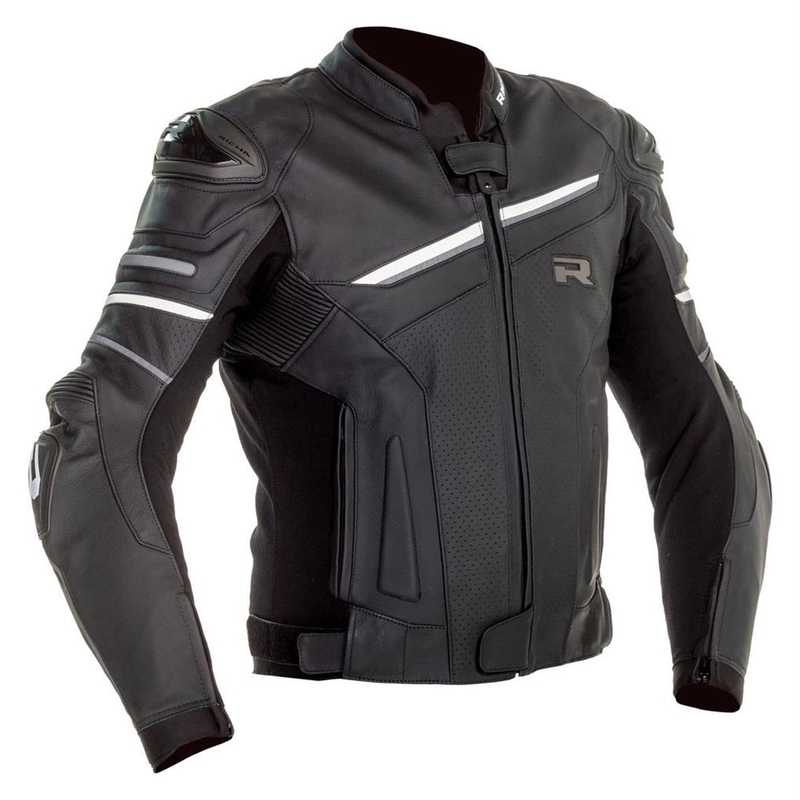 Motorradjacke RICHA Mugello 2 schwarz und weiß Ausverkauf