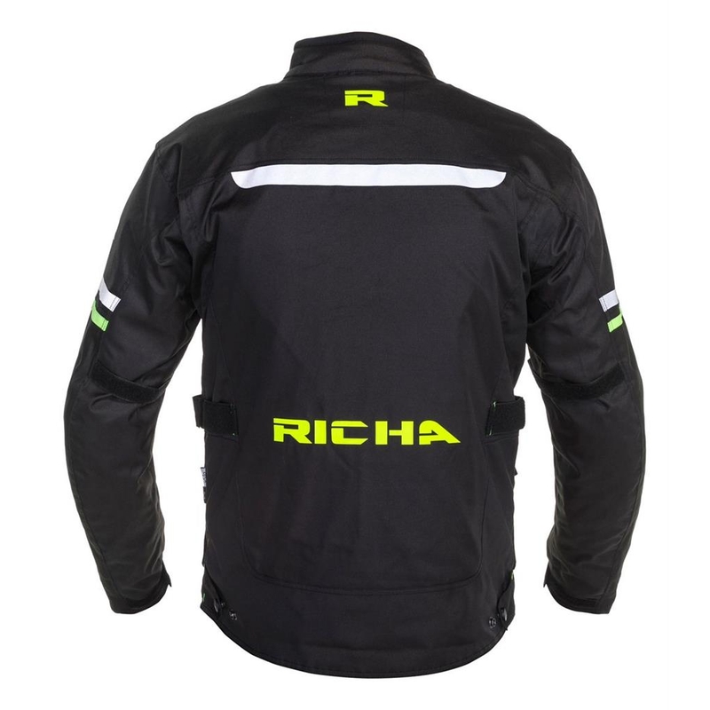 Motorradjacke RICHA Buster WP Long schwarz-fluorgelb Ausverkauf