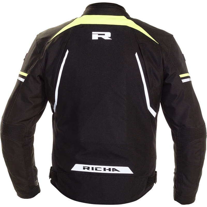 Motorradjacke RICHA Gotham 2 schwarz-fluorgelb Ausverkauf