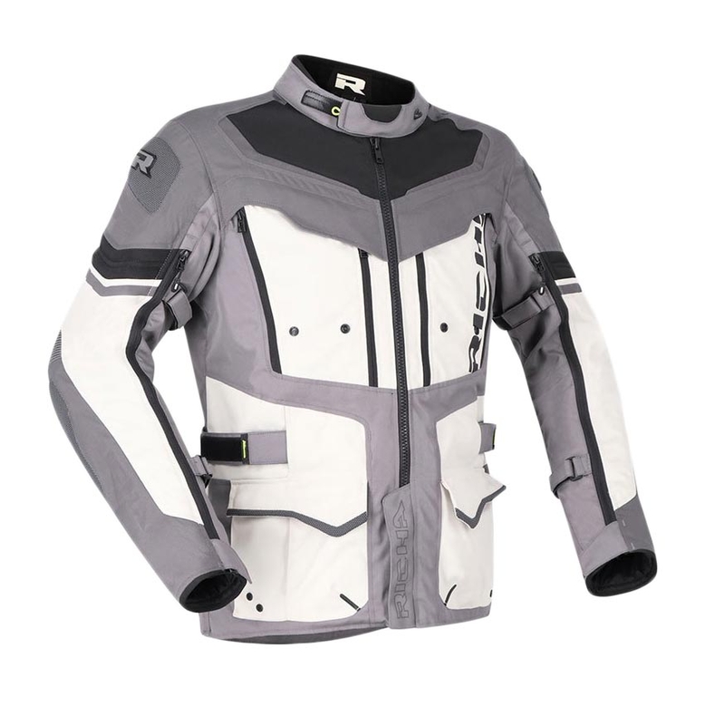 Motorradjacke RICHA Infinity 2 Adventure grau Ausverkauf
