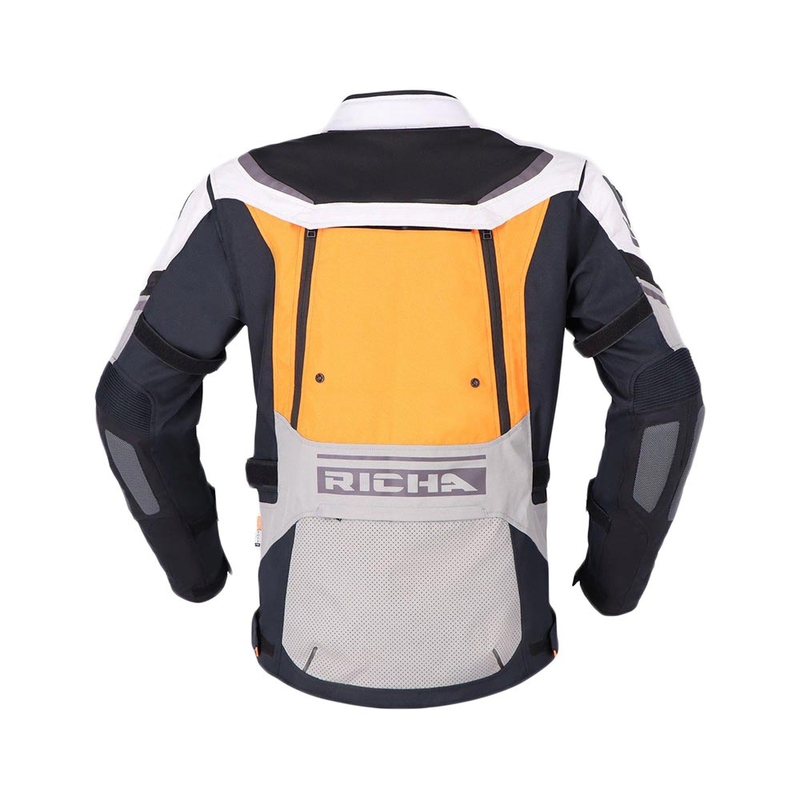 Motorradjacke RICHA Infinity 2 Adventure grau-orange Ausverkauf