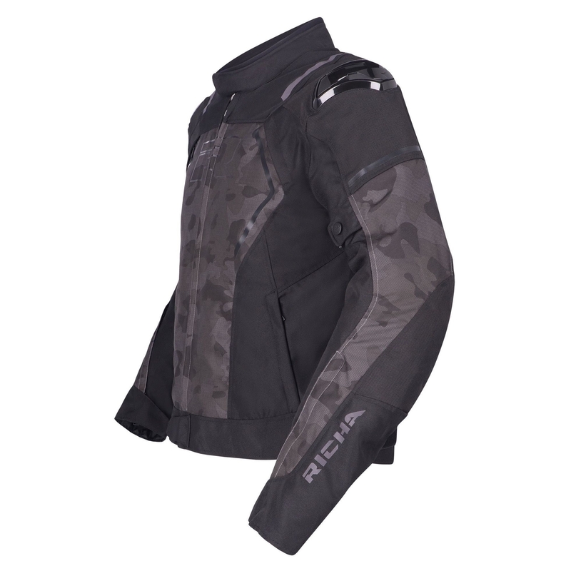 Motorradjacke RICHA Vendetta schwarz-grau camo Ausverkauf