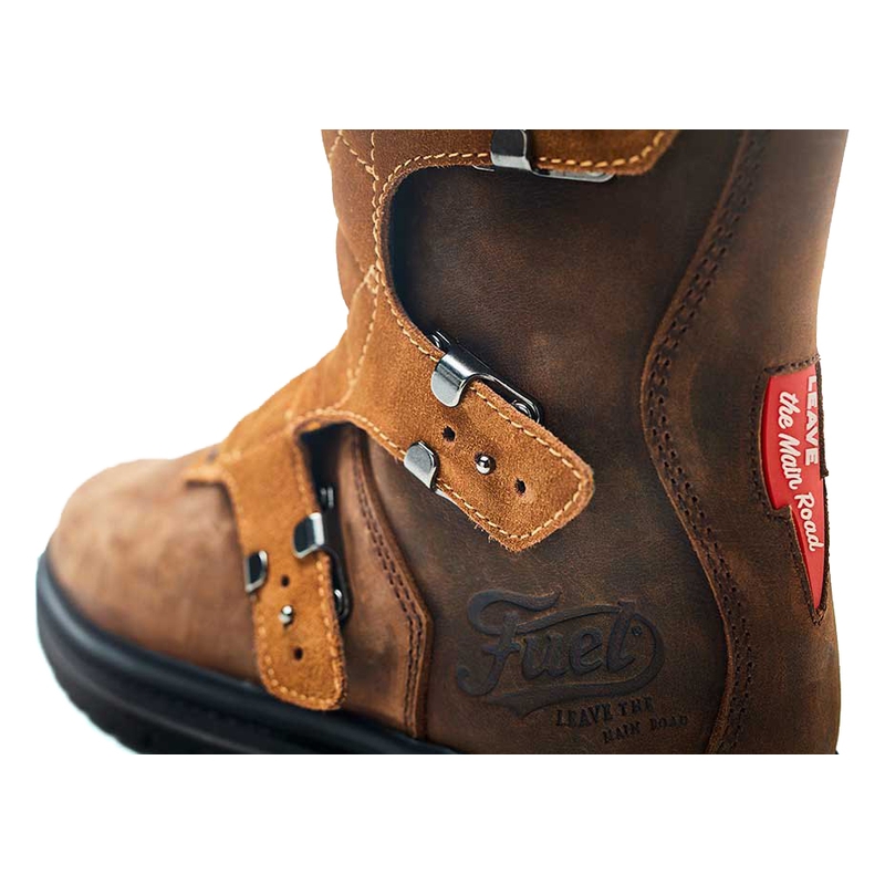 Kraftstoff Dust Devil Brown Motorradstiefel