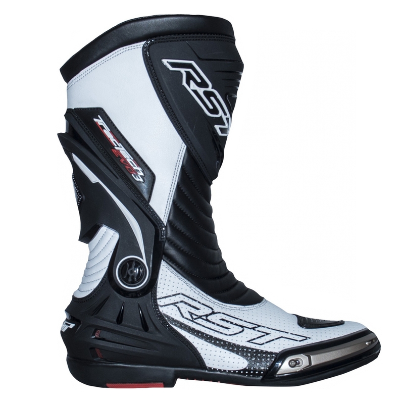RST Tractech Evo III Sport CE schwarz und weiß Motorradstiefel Ausverkauf