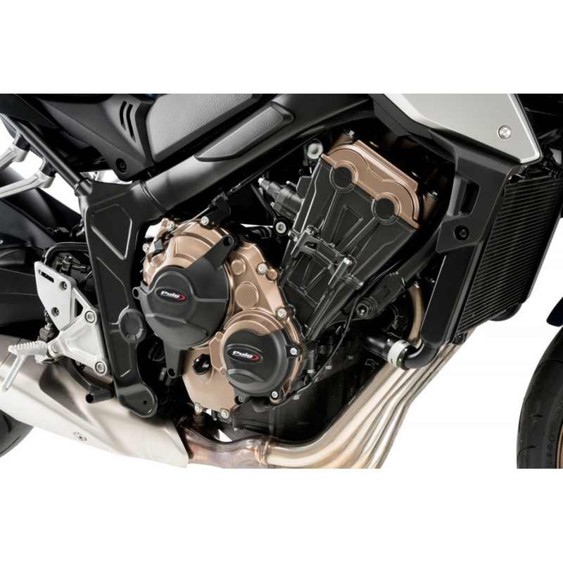 Engine protective covers PUIG schwarz