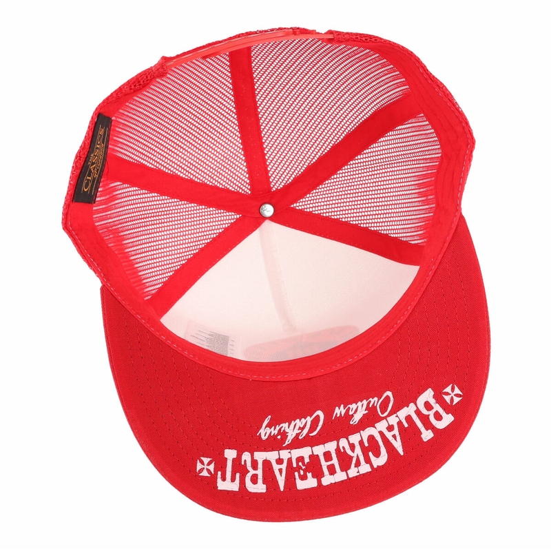 Kappe Schwarzes Herz Roter Spaten Ausverkauf