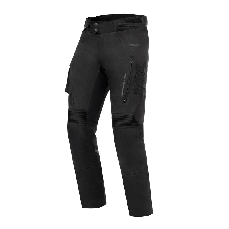 Ozone Union II Motorradhose schwarz kurz Ausverkauf