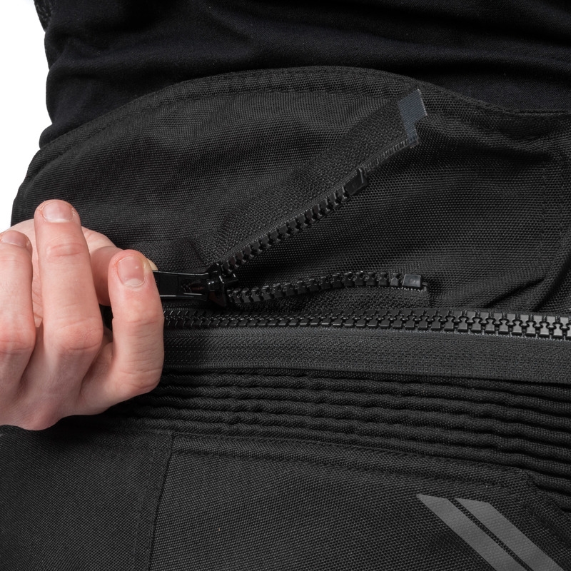 Ozone Union II Motorradhose schwarz kurz Ausverkauf
