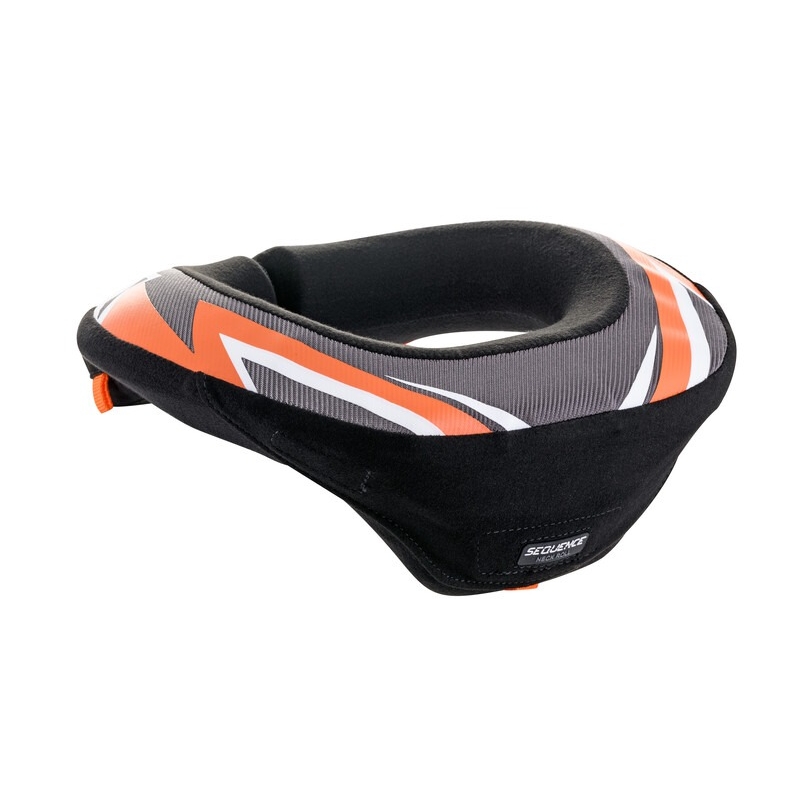 Alpinestars Sequence Youth Neck Protector Schwarz, Weiß und Orange