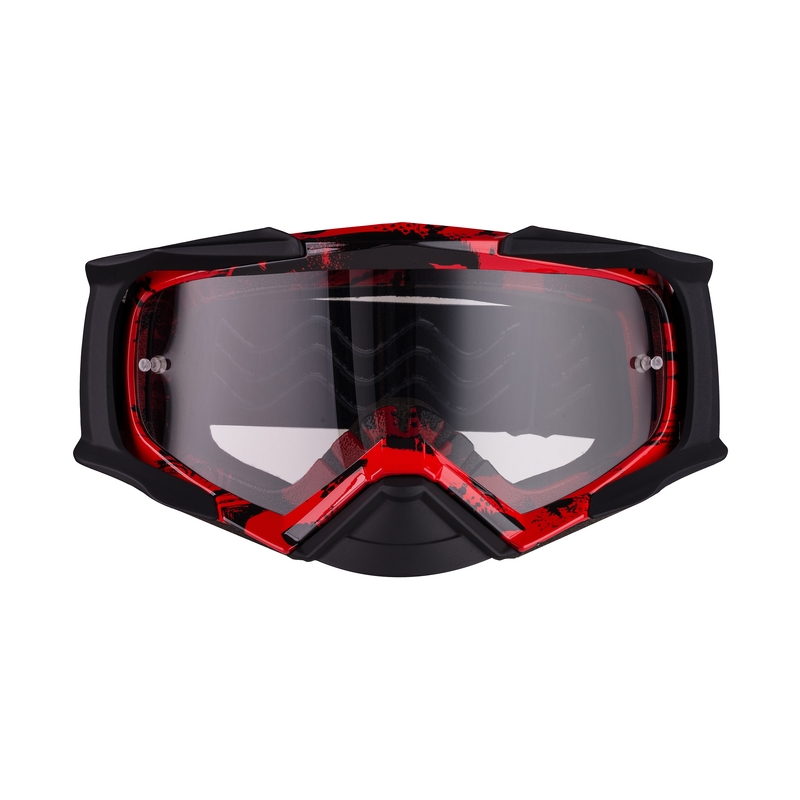 Motocross-Schutzbrille iMX Dust Graphic rot und schwarz