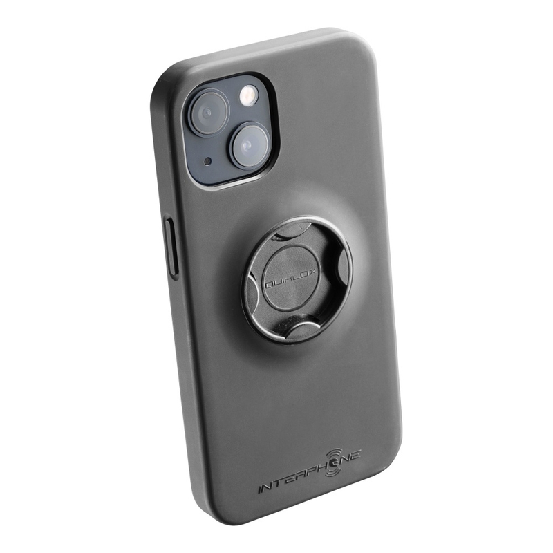 Schutzhülle Interphone QUIKLOX für Apple iPhone 14 schwarz