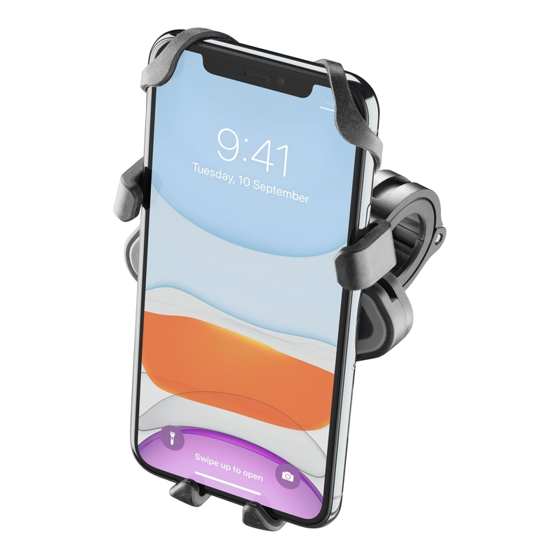 Universal-Handyhalterung Interphone Smart Crab mit Lenkerhalterung schwarz