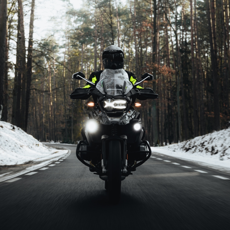 Motorradjacke Rebelhorn Hardy II schwarz-fluo gelb Ausverkauf