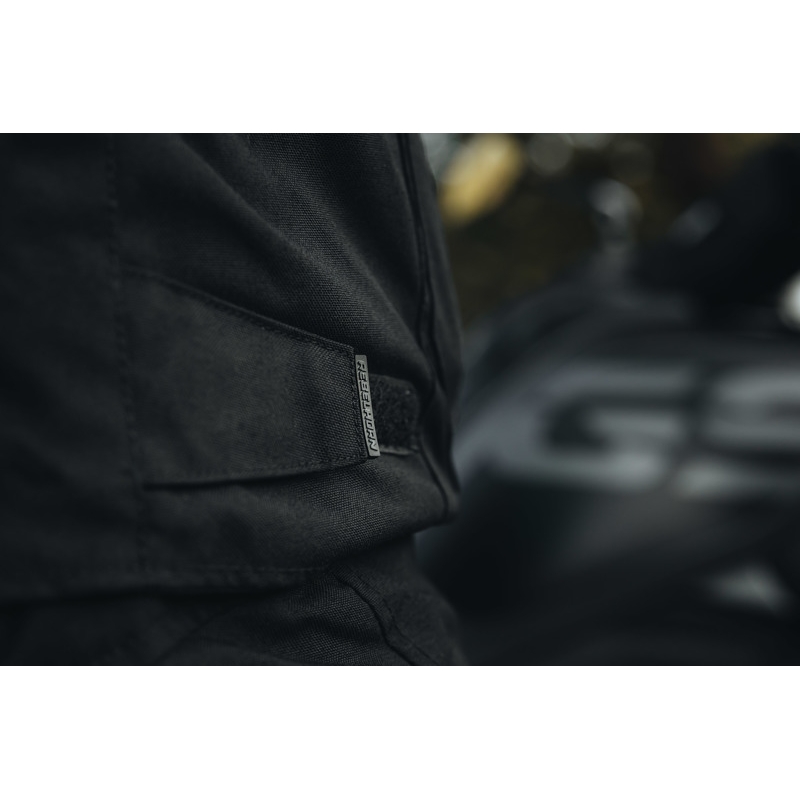 Motorradjacke Rebelhorn Hardy II schwarz-fluo gelb Ausverkauf