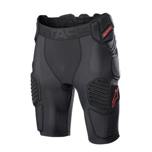 Alpinestars Bionic Pro Motocross Shorts schwarz und rot
