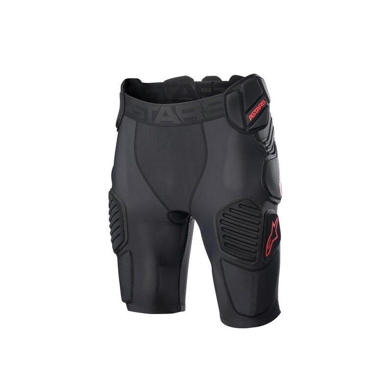 Alpinestars Bionic Pro Motocross Shorts schwarz und rot