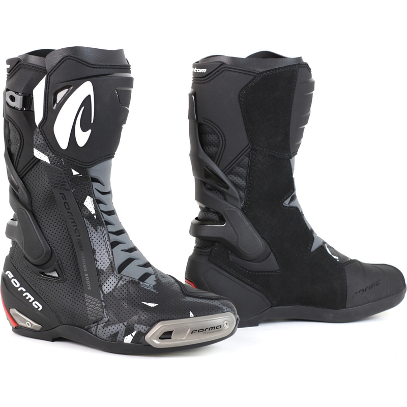 Forma Phantom Flow Schwarz Motorradstiefel