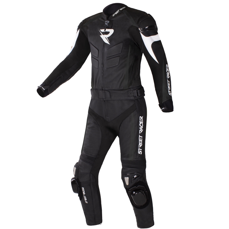 Street Racer Fast Track 2 Schwarzer Motorradoverall Ausverkauf