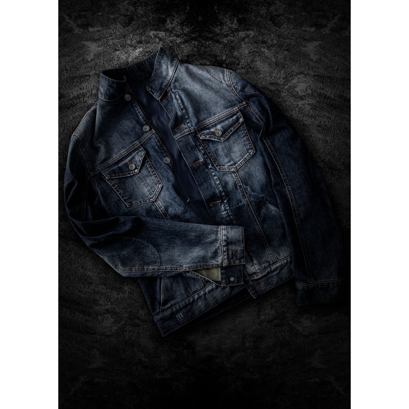 Motorradjacke PMJ West blau Ausverkauf