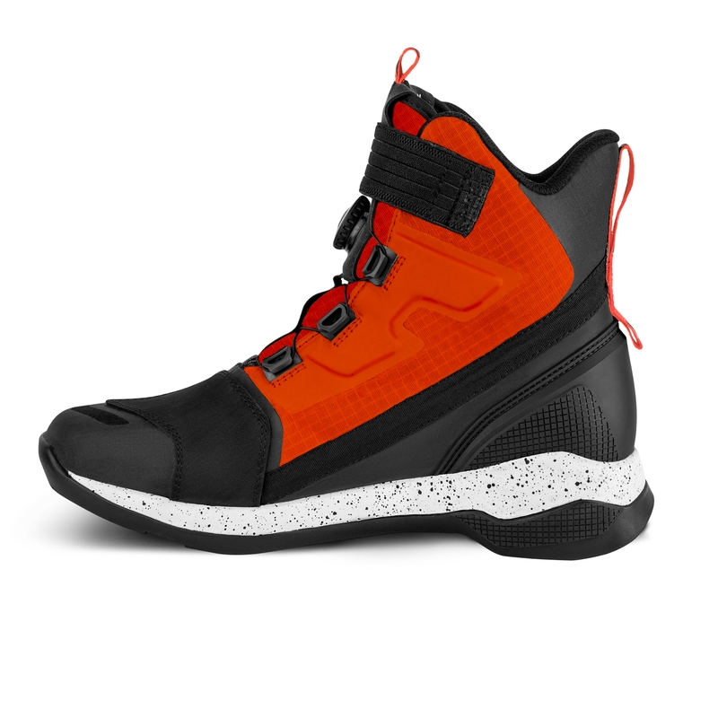 Shima Takeshi Motorradstiefel schwarz-rot
