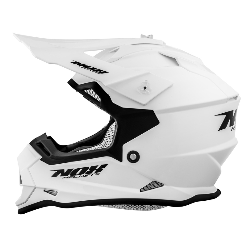 Kinder Motocross Helm NOX N632K weiß