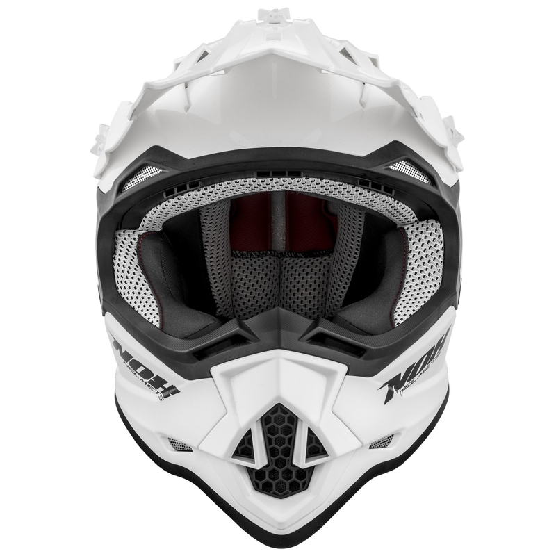 Kinder Motocross Helm NOX N632K weiß