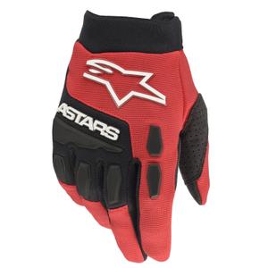 Alpinestars Kinder Motocross Handschuhe Full Bore Schwarz und Rot