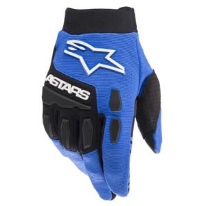 Alpinestars Full Bore Kinder Motocross Handschuhe Schwarz und Blau
