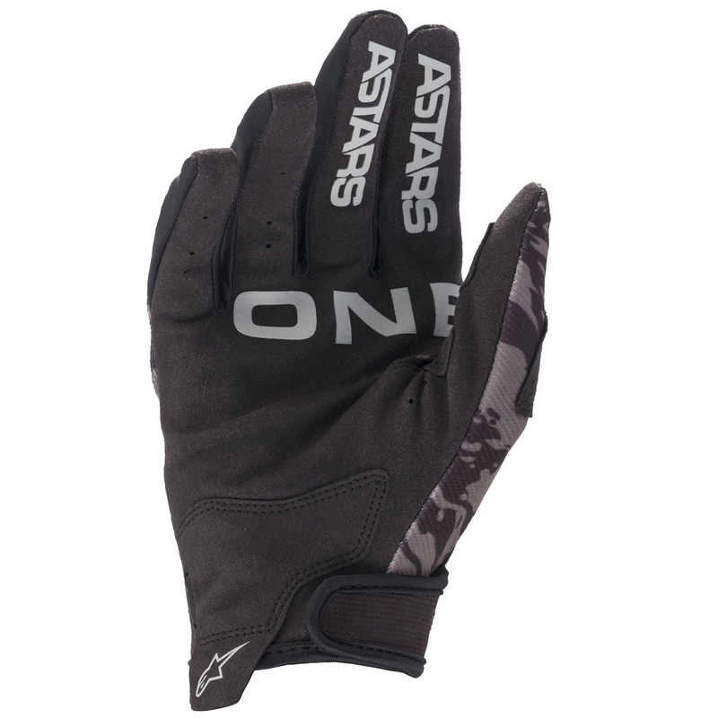 Alpinestars Radar Kinder Motocross Handschuhe schwarz und grau