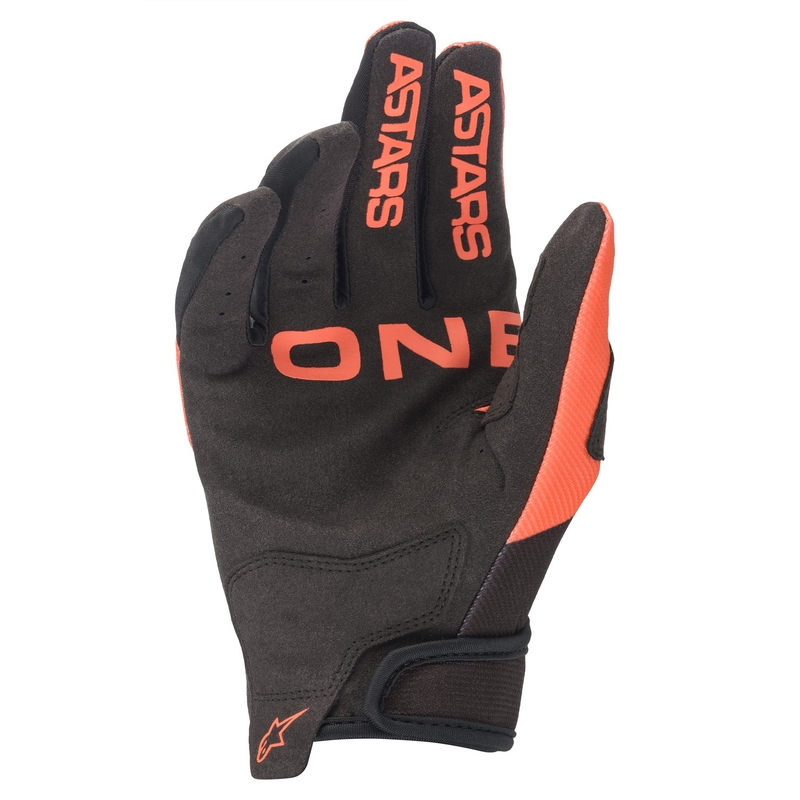 Alpinestars Radar Kinder Motocross Handschuhe schwarz und orange