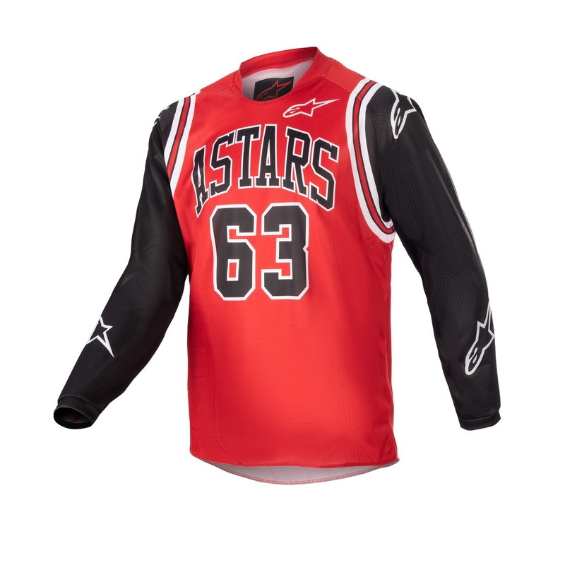 Alpinestars Racer Acumen Limited Edition Rot, Schwarz und Weiß Kinder Motocross Jersey