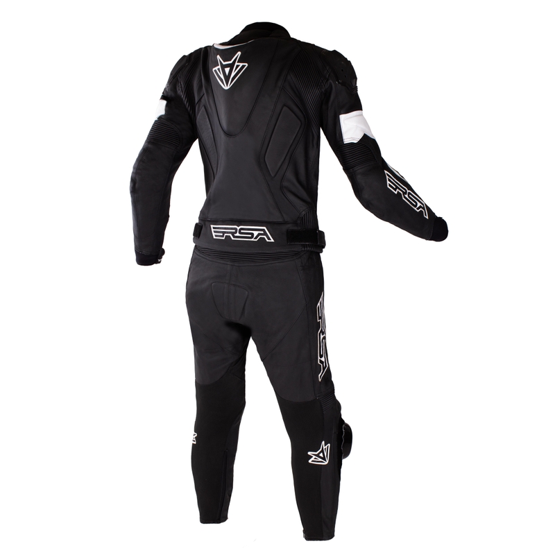 RSA GPX 2 schwarz-weißer Motorrad-Overall Ausverkauf