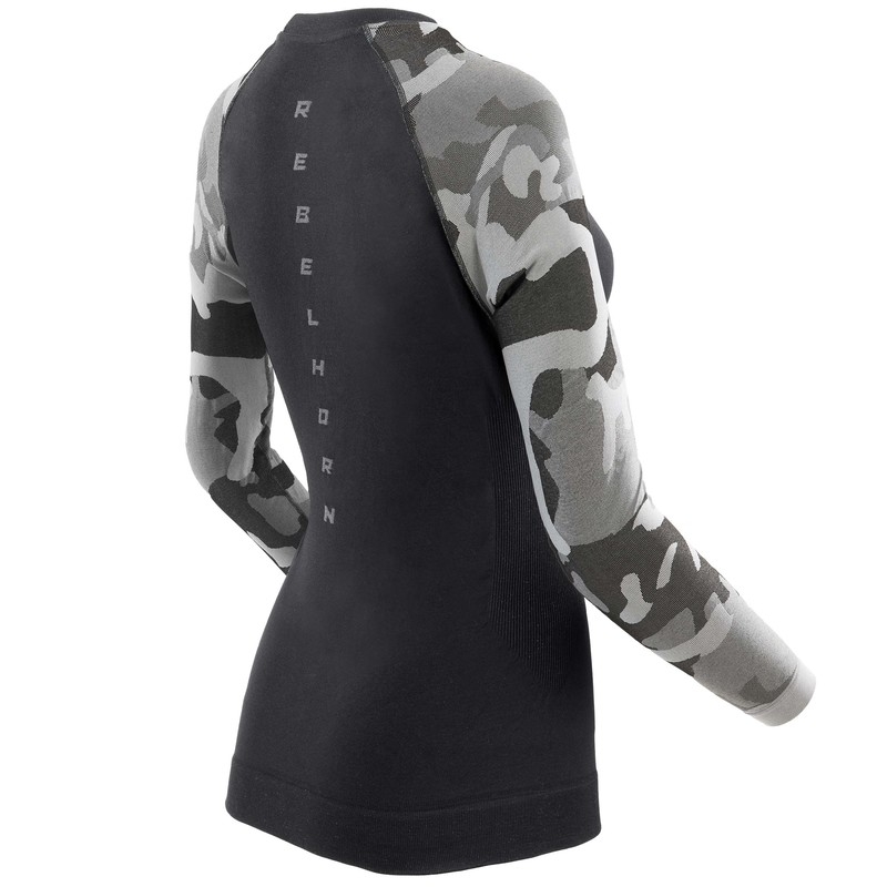 Rebelhorn Freeze II camo Thermoshirt für Frauen