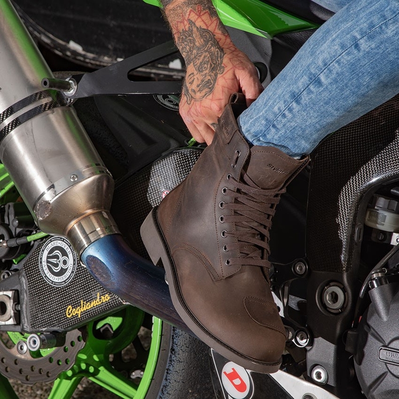 Motorradstiefel Stylmartin District braun