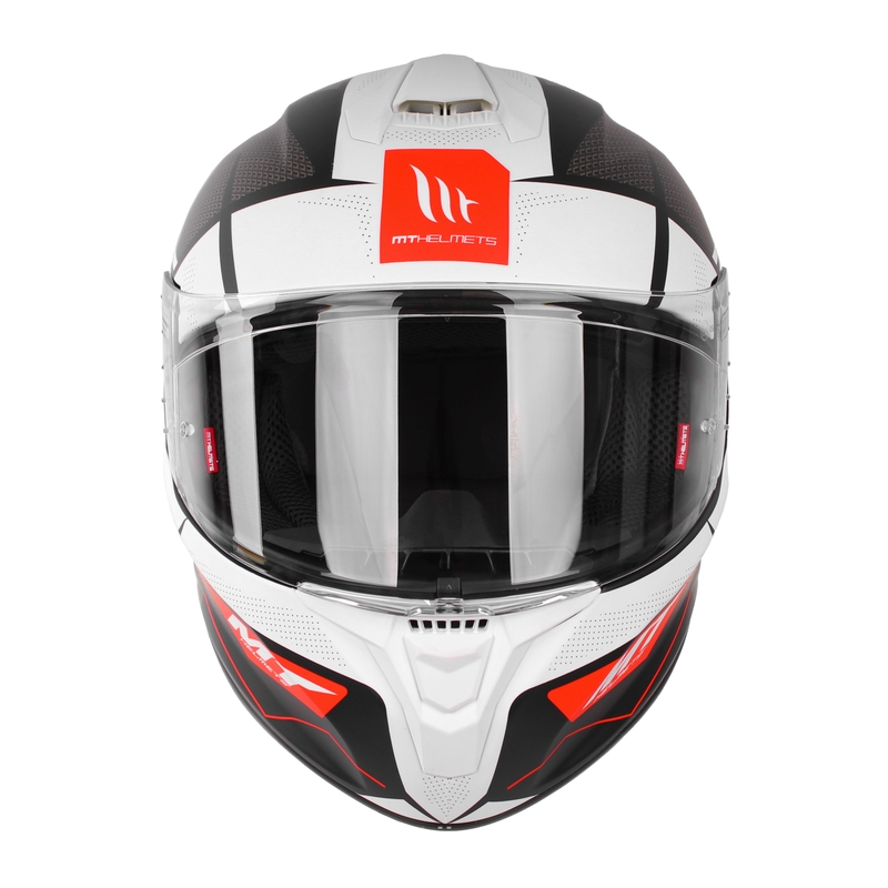 Integrální přilba na motorku MT Targo Podium B0 černo-šedo-bílá výprodej