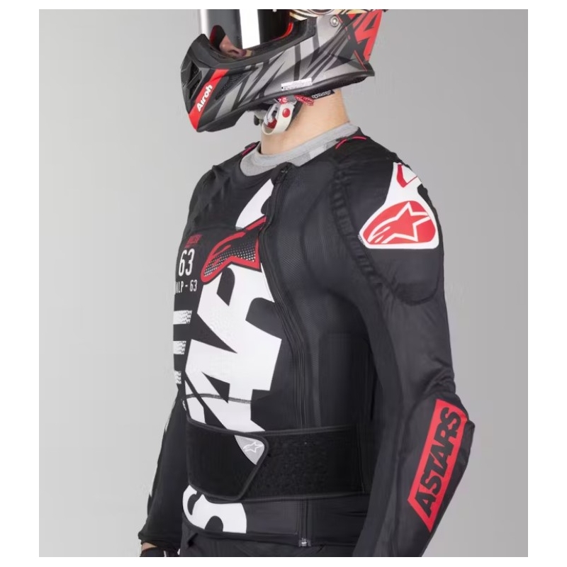 Alpinestar Sequence Protection schwarz-weiß-rote Protektorenweste