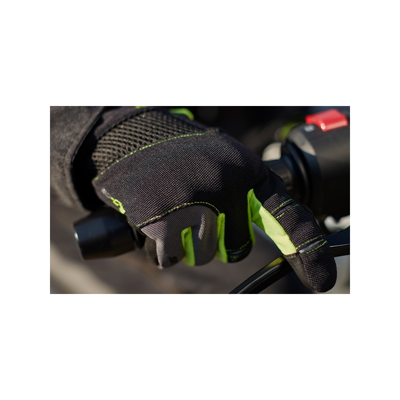 Motorradhandschuhe SEVENTY DEGREES SD-C48 schwarz-fluorgelb