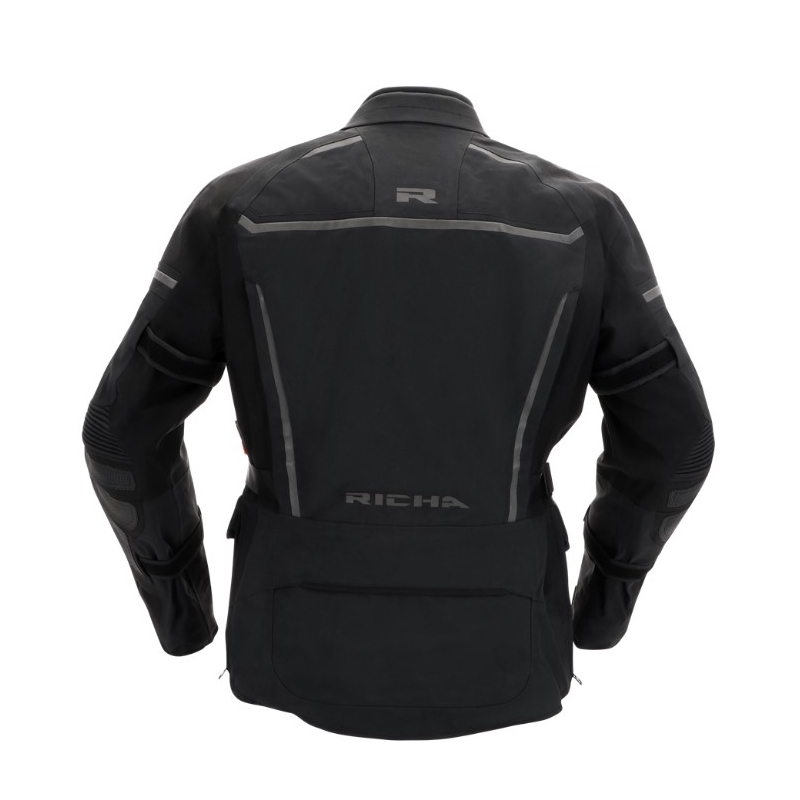Motorradjacke RICHA Atlantic 2 Gore-Tex schwarz Ausverkauf
