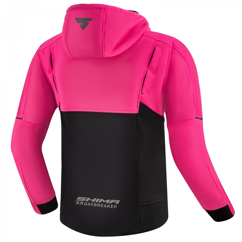Damen Motorrad Sweatshirt Shima Daybreaker schwarz-pink