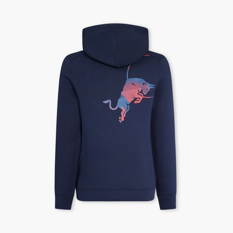 Kapuzenpulli Red Bull Grafik blau