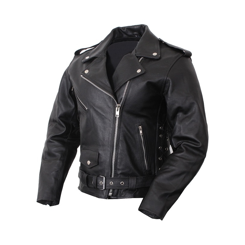 Damen Leder-Bogen RSA Chopper schwarz