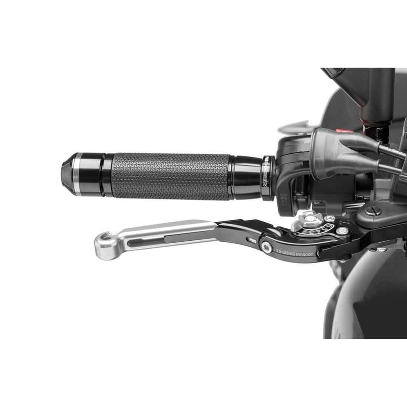 Bremsehebel ohne Adapter PUIG extendable folding silver/silver