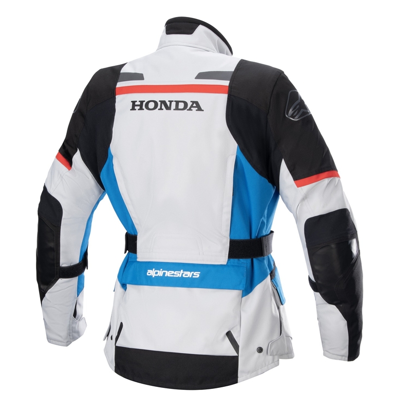 Alpinestar Damen Stella Andes Drystar Honda Grau-Schwarz-Blau-Rot Motorradjacke 23