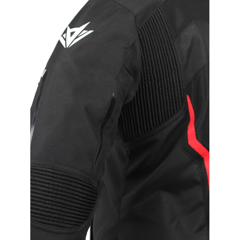 Damen Motorradjacke RSA BOLT schwarz-rot Ausverkauf