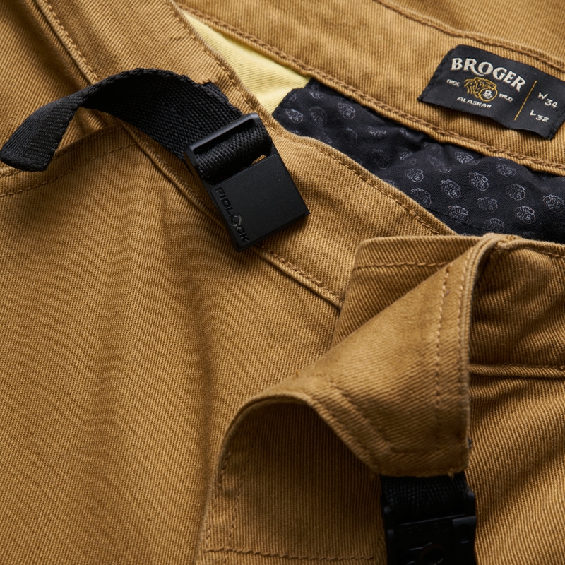 BROGER Alaska II hellbraune Motorradjeans