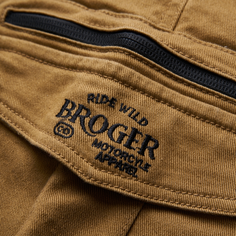 BROGER Alaska II hellbraune Motorradjeans