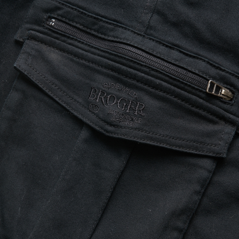 BROGER Alaska II Motorradjeans schwarz