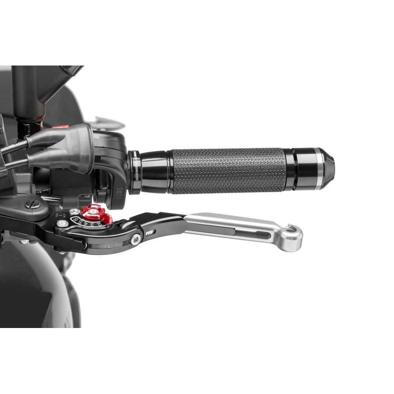 Kupplungshebel ohne Adapter PUIG extendable folding silver/red