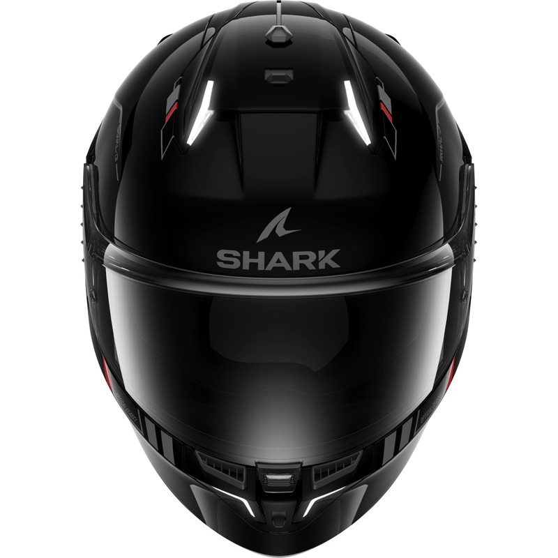 Integral Motorradhelm SHARK Skwal i3 Blank SP schwarz glänzend