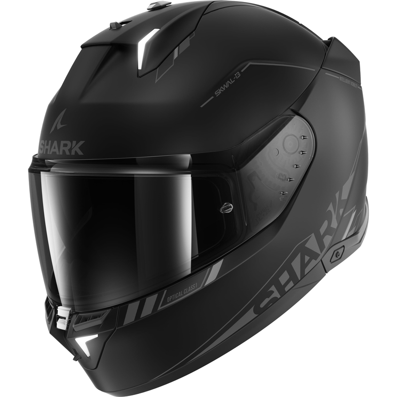 Integral Motorradhelm SHARK Skwal i3 Blank SP schwarz matt